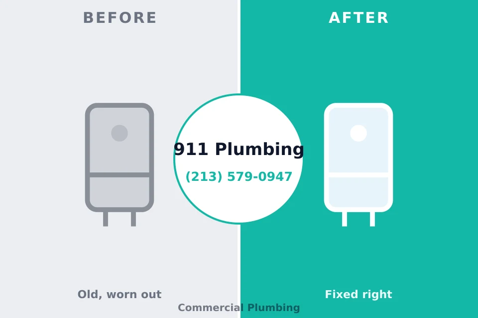 Before and after: plumbing repair Sky Lake, FL